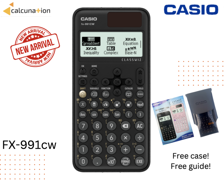 SCIENTIFIC CALCULATOR Casio FX991CW CLASSWIZ Black color w/ one year