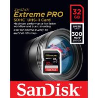 Sandisk Extreme Pro SDHC UHS - II 2000x/300Mb/s 32GB