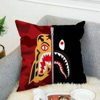 【hot】◊ B-Bape Decoration Pillowcase 40x40 Covers Cushion Cover 45x45cm Short Couch Pillows