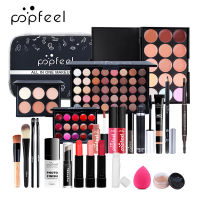 Cosmetics Makeup Sets Make Up Cosmetics Gift Set Tool Makeup Kit Eyeshadow LiGloss Lipstick Brushes Concealer Cosmetic Bag