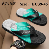 รองเท้าแตะผู้ชายขนาดใหญ่ของ FLYING Flops รองเท้าแตะผู้ชาย,รองเท้าใส่ในบ้านรองเท้าแตะรองเท้าแตะเข้าคู่สีทันสมัยเรียบง่ายระบายอากาศได้ฤดูร้อนรองเท้าแตะลำลองและรองเท้าแตะใส่ในบ้าน