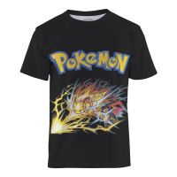 POKEMON Cute Pikachu  Kids Girl and Boy  T Shirt Summer Short Sleeve Tops Tee 4-14years old