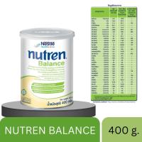 NUTREN BALANCE 400กรัม นิวเทรน บาลานซ์ อาหารสูตรครบถ้วน ที่มีเวย์โปรตีน สำหรับผู้ต้องการควบคุมปริมาณน้ำตาล 2939