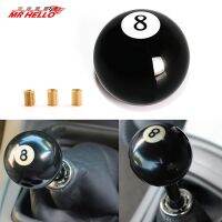 【DT】 hot  Black 8 eight Pool Billiard Ball Gear Shift Knob w/ Adapter Universal Vehicle AT/MT Shifter Lever Head