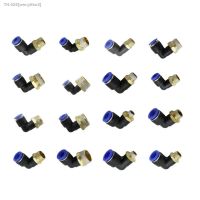 ❅☢ Air Pneumatic Pipe Connector 10mm 8mm 6mm 4mm 12mm OD Hose Pipe 1/8 1/4 3/8 1/2 Male Thread L Shape Connectors Pipe Fittings