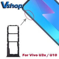 สําหรับถาดซิมการ์ด Vivo U3x + ถาดซิมการ์ด + ถาดการ์ด Micro SD สําหรับชิ้นส่วนอะไหล่ถาดซิมการ์ด Vivo U10