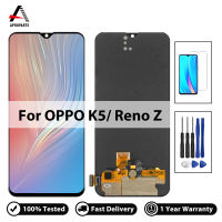 Original สำหรับ OPPO K5 Reno Z จอแสดงผล LCD หน้าจอสัมผัสแผง Digitizer Assembly สำหรับ Realme X2 Realme XT LCD กรอบคุณภาพสูง100% ทดสอบดี