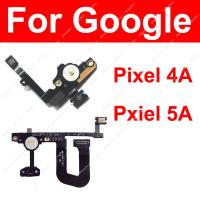 สําหรับ Google Pixel 4A 5A 4G 5G Flashlight Flex Cable พร้อมไมโครโฟน Flash Light Sensor Flex Ribbon อะไหล่ทดแทน