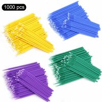 ☽ 500/1000pcs/Lot Disposable Micro Brushes Lash Cotton Swab Makeup Eyelashes Extension Individual Lashes Applicators Mascara Brush