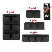 2/3/4/6/9 Pockets Plant Grow Bags Planter Vertical Garden Vegetable Living Garden Bag Wall Hanging Planter Growing Bags