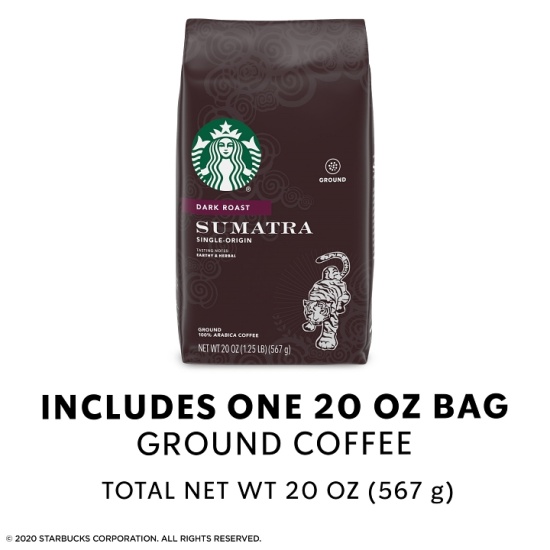 50% off cà phê starbucks rang xay sẵn nguyên chất 100% arabica coffee dark - ảnh sản phẩm 3