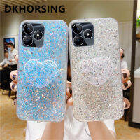 DKHORSING ใหม่เคสหรูหรา Realme C51แฟชั่นวิบวับ C53NFC C53เคสหลังซิลิโคนสำหรับ Realmec51ที่มีความรักกระเป๋าใส่ของ Realme C53 NFC