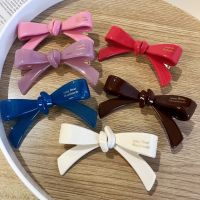 New Acetic Acid hairpin clip Bowknot Duckbill Clip hair clip Fashion Korean Accessories