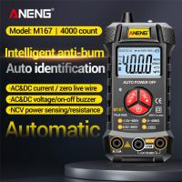 ZZOOI ANENG M167 Portable Digital Multimeter AC/DC Electrical Instruments Tester Auto Multimetro True Rms Transistor NCV Multimeter