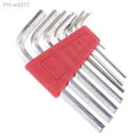 8 Pcs Hex Key Allen Wrench 1.5mm-6mm Metric Size Chromium-vanadium Steel Spanner Short Arm Tool Set For Hexagon Socket Screws