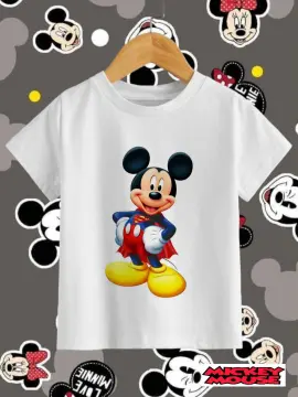 Disney Mickey Mouse Patches Clothing Heat Transfer Stickers for T-Shirt  Iron on Patches for Clothes for Boys Girls Kawaii Custom
