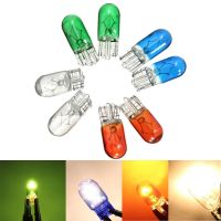 2 to 10PCS T10 Halogen Bulb W5W 194 501 Color Bright Side Wedges Car Light Interior Source Instrument Decor Lamp Car Accessories