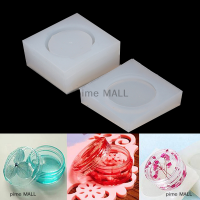 pime MALL 1ชุดกล่องเก็บซิลิโคนกลมแม่พิมพ์เรซิ่นเครื่องประดับหัตถกรรมชุด handmade