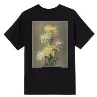 LEMON Stussy Dahlia Dahlia Daisy Parade Oil Painting Series เสื้อยืดแขนสั้น สําหรับผู้ชาย และผู้หญิง