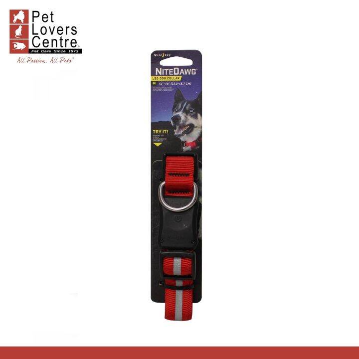 Nite Ize Dog Collar Led Medium Red Lazada PH