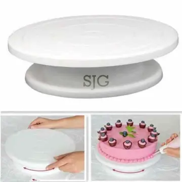 14CM Non-Slip Rotating Stand Dish Revolving Cake Turntable Round Display  Stand Cake Decorating Tools Kitchen Accessories