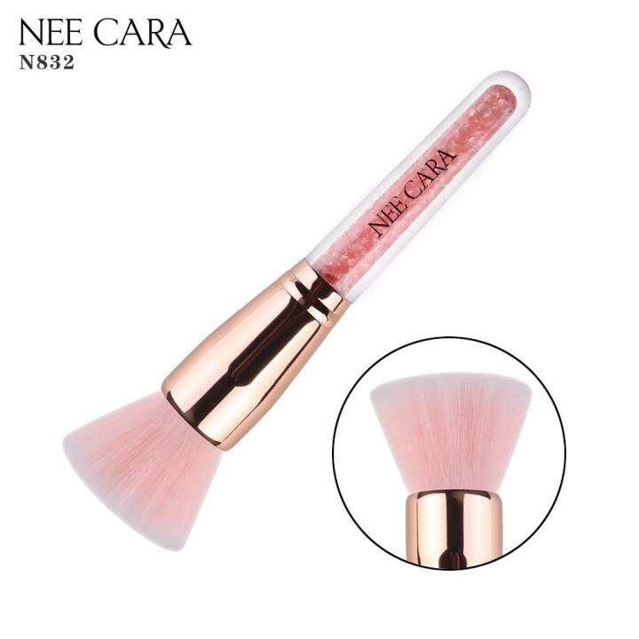 nee-cara-นีคาร่า-แปรงแต่งหน้า-แปรงปัดแป้ง-แปรงทรงหัวตัดตรง-n832-powder-brush