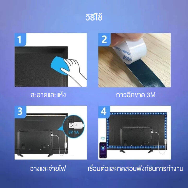 ไฟแต่งห้อง-led-เปลี่ยนสีได้-ไฟตกแต่งห้อง-ไฟติดห้อง-ไฟ-rgb-ไฟติดห้องนอน-ไฟติดห้องเปลี่ยนสีได้-แบบเส้น-10m-15m