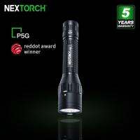 Nextorch ไฟฉายแบบ Dual-Light ที่เป็นกรรมสิทธิ์ของ P5G มีสีอ่อนแตกต่างกันสามารถชาร์จได้