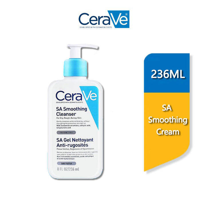 Cerave SA Smoothing Cleanser Salicylic Acid Cleanser Facial Cleanser