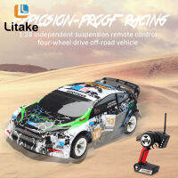 Wltoys K989 1/28 2.4G 4WD รีโมทคอนโทรล RC แบบใช้แปรงถ่าน RTR พร้อมตัวส่งสัญญาณ【fast】