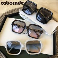 cabecade แว่นกันแดดทรงสี่เหลี่ยมขนาดใหญ่ของผู้หญิงแนวหรูหราแว่นกันแดดกรอบใหญ่สีดำแฟชั่นไล่ระดับสีแว่นตาสำหรับผู้หญิง Oculos