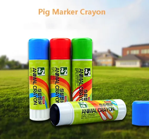 Water-based making paint for animals] 3-pcs Assorted Animal Crayon Marking  Pen for Pig,Cow,