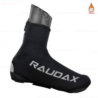 2023 Raudax Winter Fleece Zip Cycling Shoe Cover Sport Man MTB Bike Shoes Cover Bicycle Overshoes Cubre Ciclismo Men Shoe Cover Rain Boots