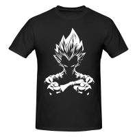 Dragonball เสื้อยืดลายการ์ตูนอนิเมะญี่ปุ่นผัก Dbz เสื้อยืดออกแบบได้เองเสื้อยืดเสื้อคอคลมแขนสั้นลายกราฟิกสำหรับผู้ชาย