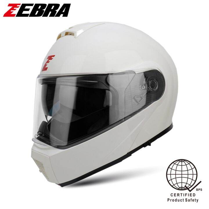 ZEBRA YM211 Motorcycle Helmets Open Face Modular Motor Helmet Dual