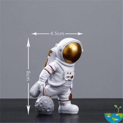 3PCSset Christmas Astronaut Figurines Spaceman Moon Sculpture Decorative Gift Mini Cosmonaut Statues Gift Toys Home Decor Hot