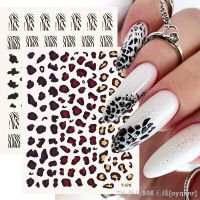 【LZ】☏℗  Leopard Print Nail Art Stickers Sexy Wild Animal Texture Snake Zebra Pattern Decal Sliders DIY Charm Manicure Decoration NLT-379