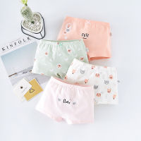 1-8 years old cotton childrens underwear girls boxer A four-pack infant baby autumn and winter new shorts