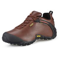 Merrell Outdoor Spring Summer Four Seasons Leather Hiking Shoes Men Women Wear-Resistant Anti-Slip Sneakers 36-46 Size