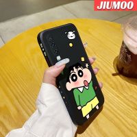 เคส JIUMOO สำหรับ Huawei P30 Pro เครยอนชินจังแฟชั่นเคสขอบสี่เหลี่ยมซิลิโคนนิ่มบางเคสมือถือนิ่มลายเคสป้องกันการกระแทก