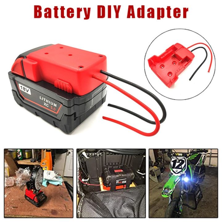 yf-battery-adapter-for-milwaukee-m18-li-ion-power-tool-converter-12-awg-wires-connector-conversion