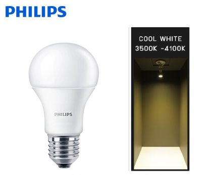 Philips หลอด LED Bulb 12W แสงขาว แสงคลูไวท์ แสงส้ม Daylight CoolWhite Warmwhite PHILIPS LED BULB A60 E27
