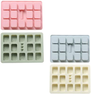พิมพ์ซิลิโคน ไพ่นกกระจอก 14 ช่อง 14 mahjong mold อย่างดี จึงสามารถสัมผัสกับอาหารได้
