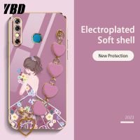 YBD เคสโทรศัพท์ลาย Love สำหรับ Infinix Hot 8 Pro X650 X650C ลายดอกไม้น่ารักลายดอกไม้บูติกแบบนุ่มล่าสุดปลอกซิลิโคน