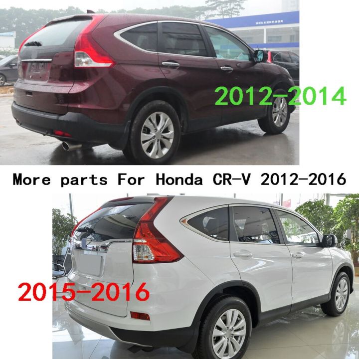 สำหรับฮอนด้าซีอาร์วี-cr-v-2012-2013-2014-2015-2016-selimut-mobil-กรอบแท่งแต่งแผง-mangkuk-lampu-ที่จับประตูท้ายรถท้ายรถโครเมียมเอบีเอส