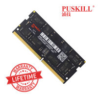 Puskill memoria RAM DDR4 8GB 4GB 16GB 2400MHz 2133 2666MHz SODIMM โน้ตบุ๊คประสิทธิภาพสูงหน่วยความจำแล็ปท็อป: