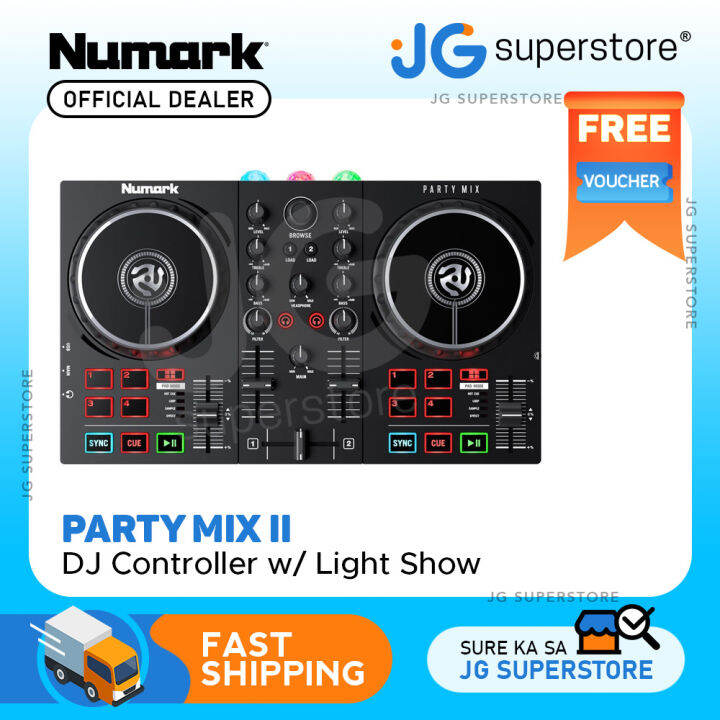 Numark Party Mix II USB DJ Controller with BuiltIn Light Show Mobile