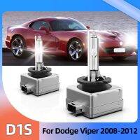 Lslight 2ชิ้น35W หลอดไฟที่ซ่อนโคมไฟซีนอนไฟหน้าเอชไอดี D1s สำหรับ Dodge Viper 2012 2011 2010 2009 2008ไฟหน้า6000K อะไหล่