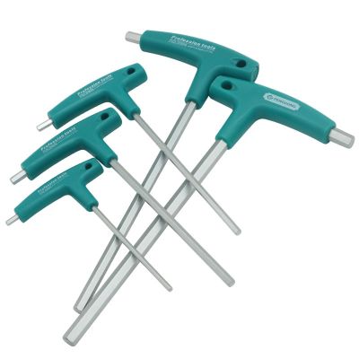 【CW】 T-Handle Spanner Wrench Cr-v Alloy Flat Hexagon Screwdriver Hand tool