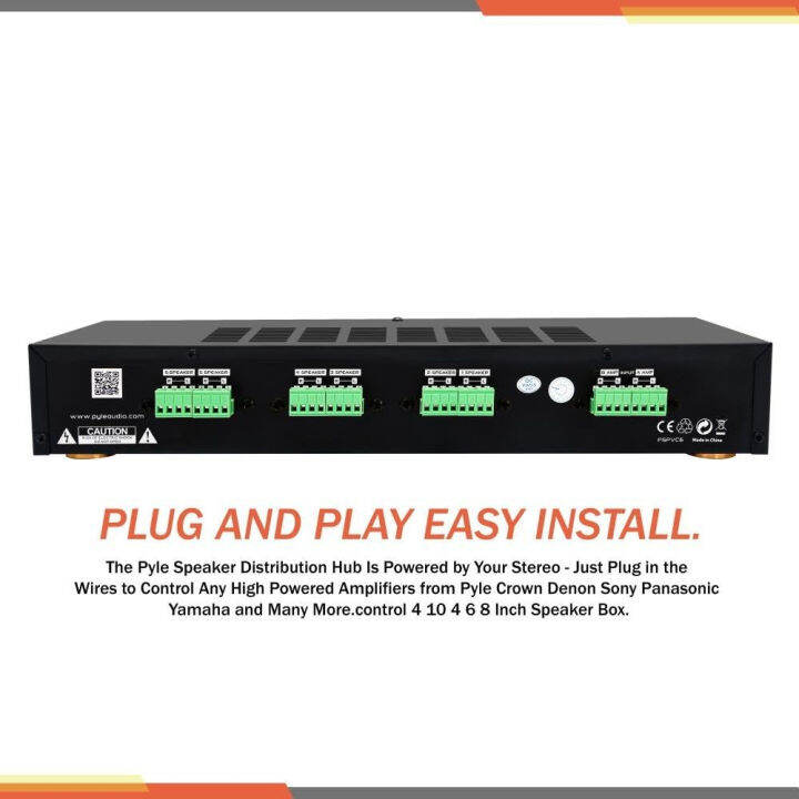 premium-new-and-improved-6-zone-channel-speaker-switch-selector-volume-control-switch-box-hub-distribution-box-for-multi-channel-high-powered-amplifier-control-6-pairs-of-speakers-pyle-pspvc6-black